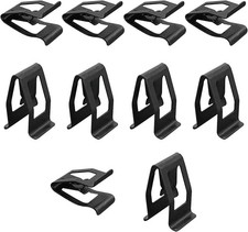 10 PCS Dashboard Trim Clips, Metal Car Front Console Dash Retainer, Universal... picture