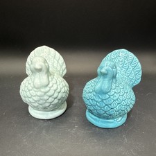Ceramic Turkey Figural Salt and Pepper Shakers Set picture