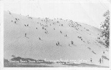 J71/ Glen Haven Michigan RPPC Postcard c1940s Sleeping Bear Sand Dunes 289 picture