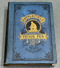 1887 CIVIL WAR 1st PENNSYLVANIA INFANTRY ANDERSONVILLE LIBBY PRISON SIGNED BOOK picture