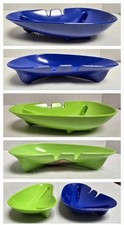 MCM Two Vintage 1960's Retro FUTURA Boomerang Melamine (2) Ashtrays Kaye LaMoyne picture