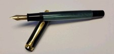 PELIKAN M400 Green Souveran Fountain Pen 14k Gold Nib 14C-585 B (1983-1990) picture