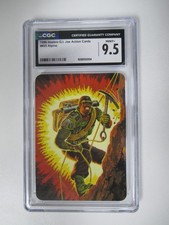 1986 Hasbro G.I. Joe Action Card Alpine #25 CGC 9.5 picture