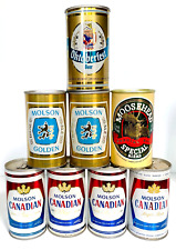 Various Canadian Beer Cans: MOLSON, MOOSEHEAD, OKTOBERFEST picture