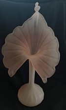 Antique Frosted Glass Vase picture