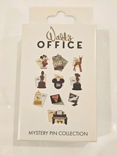 (5 BOXES) Disney Pins 2026 D23 Walt's Office Mystery Pin Collection Box Sealed picture