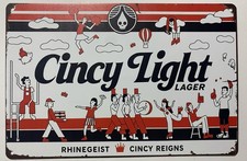 Rhinegeist Brewing Cincy Light Sign - Cincinnati Bearcats - Ohio Beer picture
