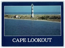 c1950's Cape Lookout Lighthouse National Seashore Harkers Island NC Postcard picture