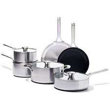 OXO Mira 10-Piece Tri-Ply Stainless Steel Cookware Set with Nonstick Frying Pan picture