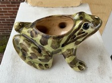 Vintage McCoy Ceramic Frog Planter picture
