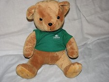 Lacoste Parfums Plush Limited Edition Teddy Bear Green T Shirt Crocodile Perfume picture