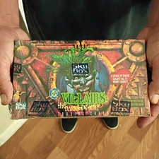 SkyBox 1995 DC Villains: The Dark Judgment Factory Sealed Trading Card Box picture