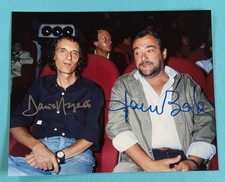 Dario Argento + Lamberto Bava - signed, original autograph picture