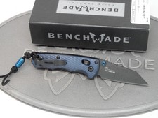 Benchmade 290BK Full Immunity AXIS CPM-M4 Blue Aluminum Folding Knife USA picture