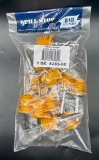 SPILL-STOP #285-60 Chrome Tapered Liquor Pourer 12-Pack Bar Bottle Spouts *USA* picture