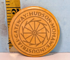 Vintage Gateway: Hudson Mohawk Industrial Pinback Button picture