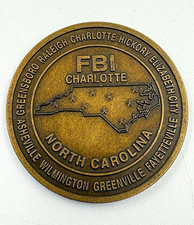 FBI Charlotte North Carolina DOJ Field Office Challenge Coin Federal Bureau picture