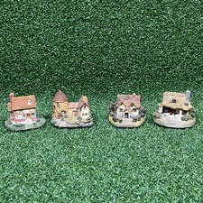 Vintage E.P.L. The Old Cottage Collection Set of Four Miniature Cottages picture