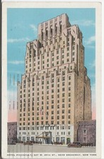 New York City NY postcard - Hotel Piccadilly 1935 picture