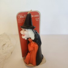 Vintage Halloween Suni Candle Witch with Original Baggie picture
