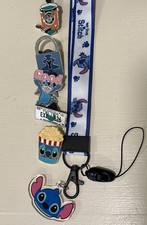 Stitch Disney Trading Pin Lot of 5 with Stitch lanyard.  US SELLER  Starter picture
