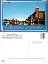Ellensburg, WA The Davidson Building Downtown Fourth St Postcard 70188 picture