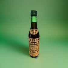 Vintage Tribuno Extra Dry VERMOUTH One Liter Bottle (full) - Cool / Nice  picture