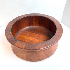 Vintage Dansk Teak Staved Wood Bowl MCM ~10