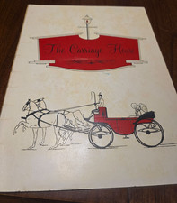 The Carriage House Restaurant Fort Worth Texas Vintage Menu 1974 picture