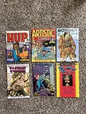 KITCHEN SINK COMIC LOT Artistic Border World 2 Hup 1 The Spirit Buzz Captain VF+ picture