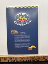 2010s ? Skyline Chili Restaurant Menu Vintage Cincinnati Reds Baseball ?  picture