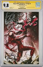 King in Black: Gwenom vs Carnage #3 CGC SS 9.8 Signed Inhyuk Lee w/Large Remark picture