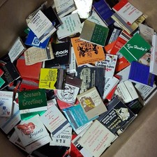 100 Vtg Partial Struck Matchbooks Large Mixed Lot Random Drawn picture