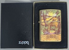 ZIPPO 1996 CAMEL BARRETT SMYTHE 24 HOURS Z214 BRASS LIGHTER UNFIRED IN BOX H515 picture