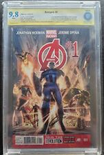 Avengers 1 CBCS 9.8 Signed Hickman And Opena picture