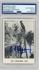 Ben Chapman Signed 1973 Topps Creature from the Black Lagoon O Solo Mio PSA Auto picture
