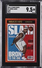 2020-21 PANINI HOOPS SLAM HOLO #2 LEBRON JAMES SGC 9.5 picture