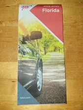 FLORIDA FL State Map AAA Road Tour Map NEW 2024 picture