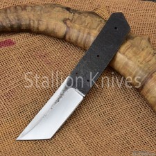 8''  Premium Carbon Steel Skinning Knife Blank – Hunter Diy Blade Making Supply picture