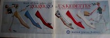 1959 U.S. Kedettes Women's Shoes Color Ad picture