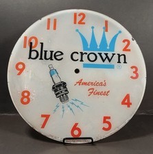 Vintage  PAM 14 3/8 Glass Clock Dials RARE 