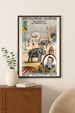 PT Barnum's Greatest Show on Earth Circus Vintage Poster- W.H. Batcheller Leaper picture