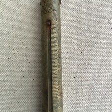 VTG Salter Brass Scale 0 - 30 lbs Made In England Untouched Patina Camping picture