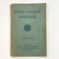 1948 Keuka College Student Handbook Keuka Park NY picture