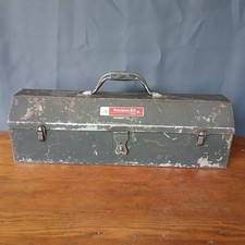 Vintage Spiegel Precision-Bilt Hip Roof Mechanics Toolbox w/Tray Spiegel Rare picture