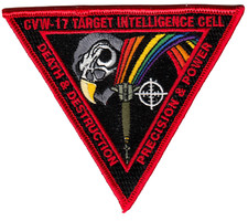 CARRIER AIR WING 17 TARGET INTELLIGENCE CELL PATCH picture