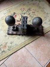 Vintage Hot Air Balloon Bookends Pair Steampunk Victorian Explorer Decor picture