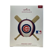 2019-2020 Hallmark MLB Chicago Cubs Magic Sound Ornament picture