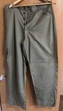 Post WW2 USMC Rare HBT Combat Pants Near Mint Condition  picture
