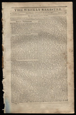 1813, Baltimore Newspaper, War of 1812, Barbarities Of The Enemy (British) picture